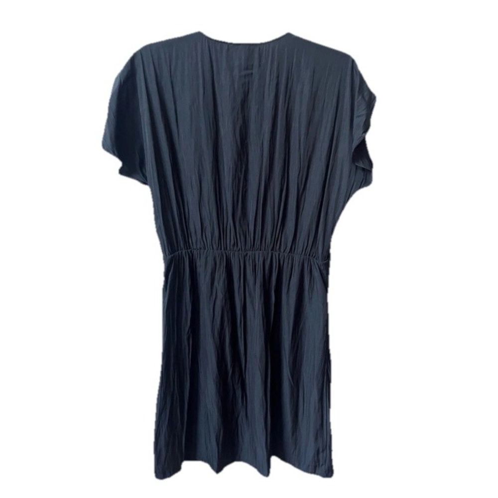 Universal Thread Tie Front Flutter Short Sleeve M… - image 3